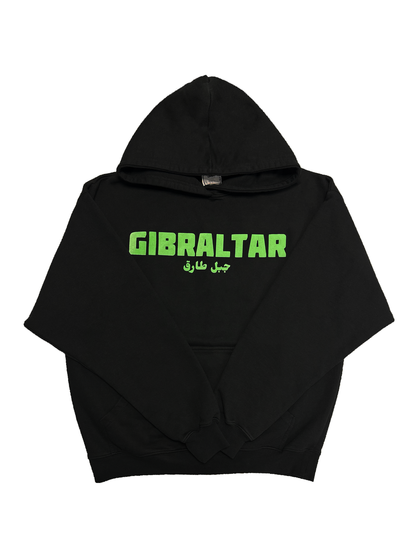 FROM HERE AND THERE HOODIE - BLACK GREEN