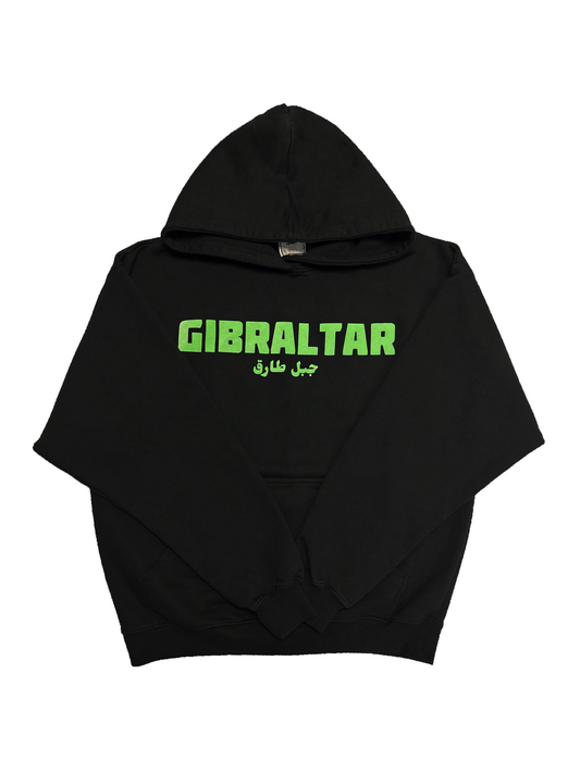 FROM HERE AND THERE HOODIE - BLACK GREEN