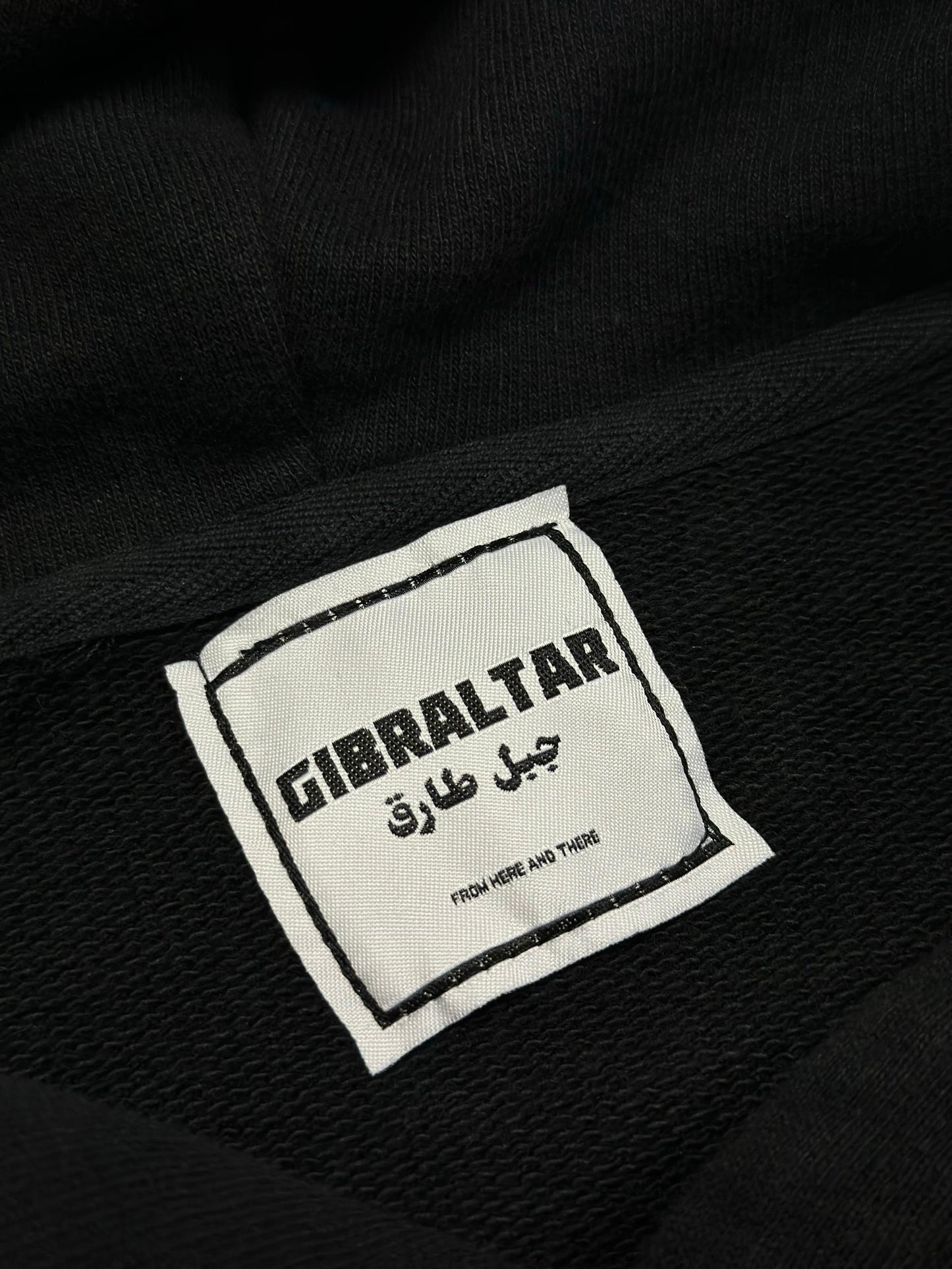 FROM HERE AND THERE HOODIE - BLACK GREEN