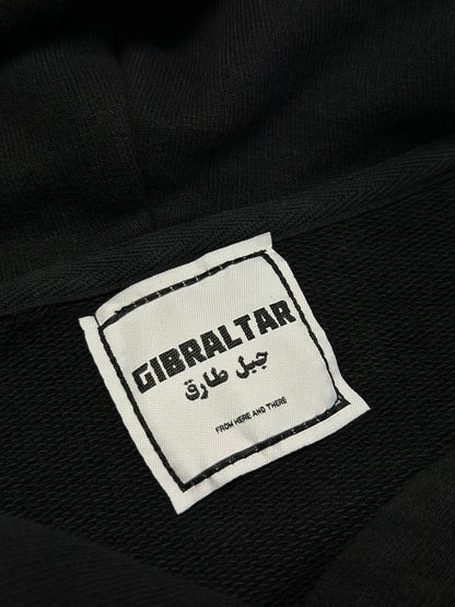 FROM HERE AND THERE HOODIE - BLACK GREEN