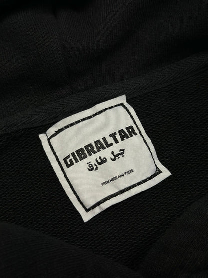 FROM HERE AND THERE HOODIE - FULL BLACK